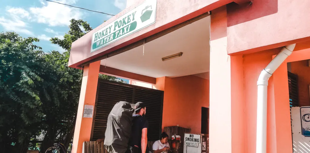 hokey pokey water taxi placencia