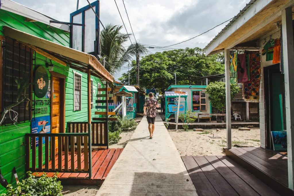 Sidewalk Things to do in Placencia Lagoon Belize