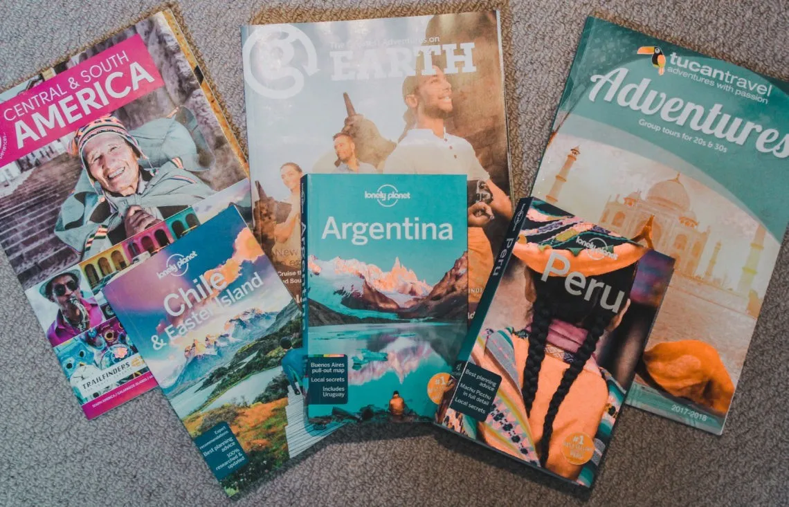 Planning a route across South America