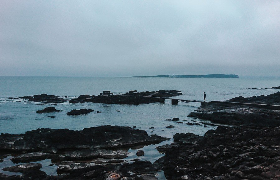 walking the cape of punta del este uruguay