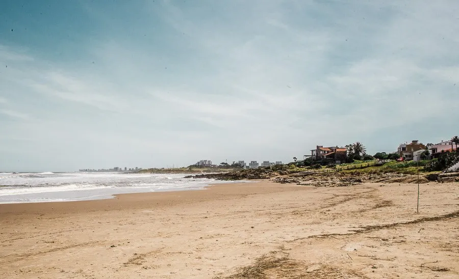 the beach at la barra, punta del este uruguay