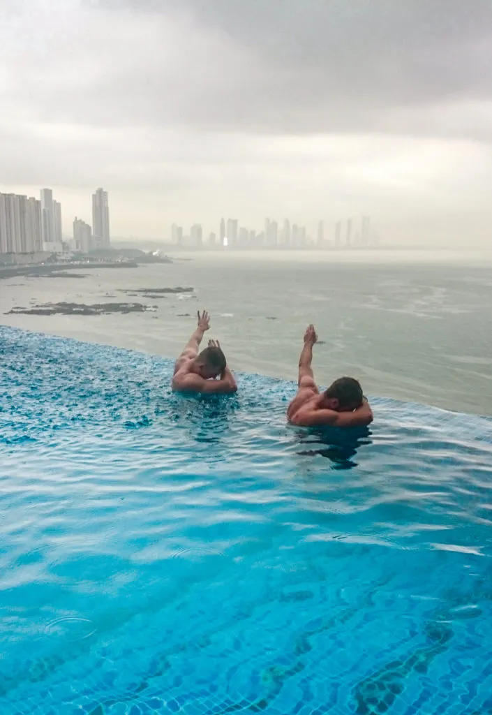 Panama City Trump Tower rainy season infinity pool | which country to visit in latin america central america