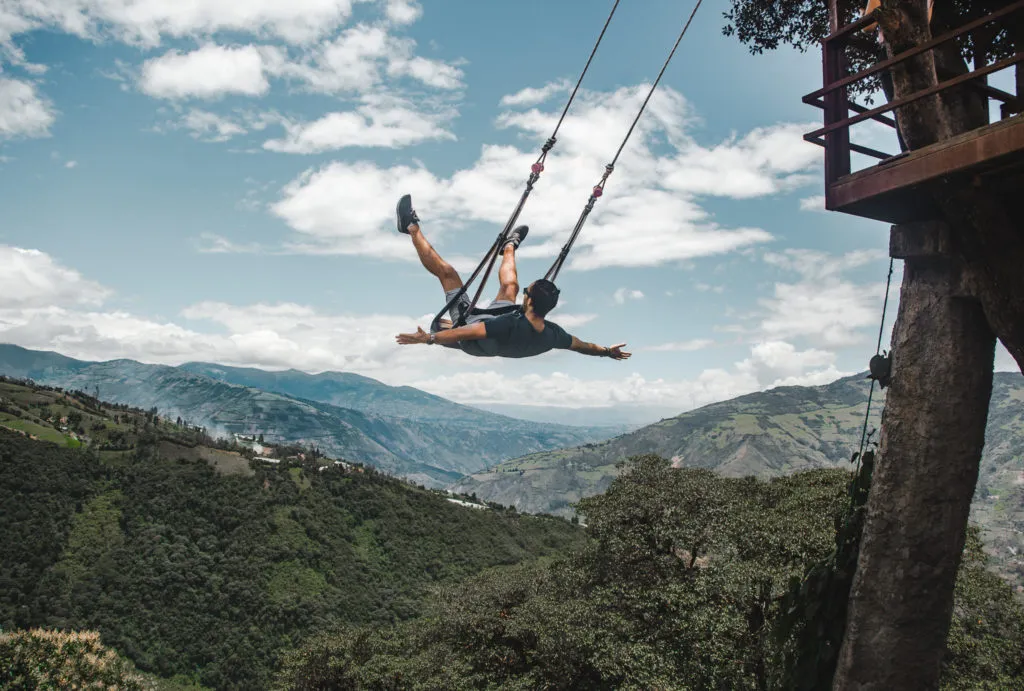 things to do in baños ecuador - casa arbol swing