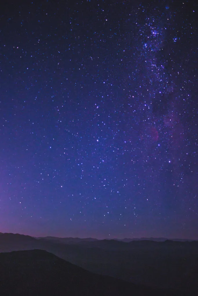 Best country in latin america: south america chile milky way