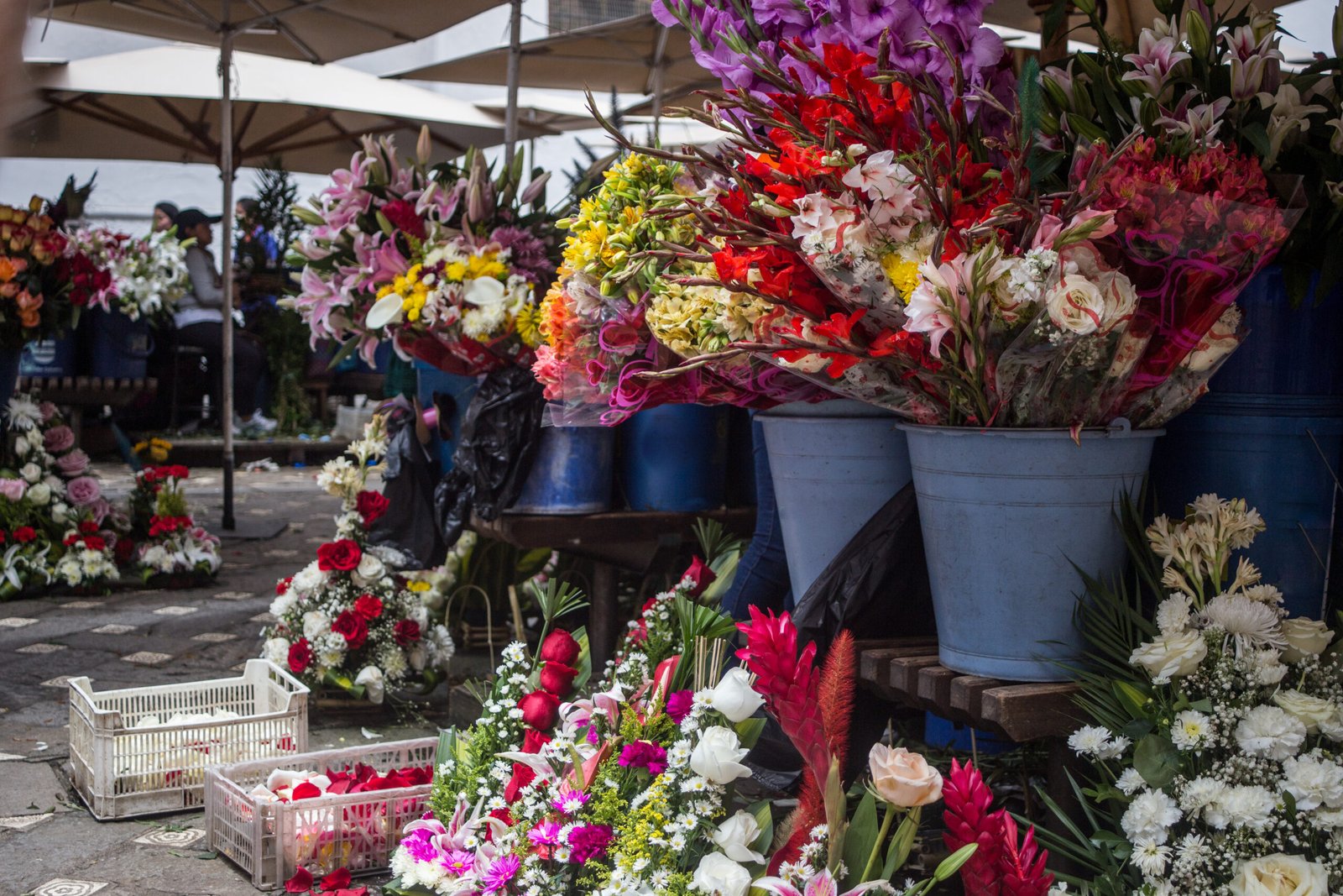 Plaza de flores - things to do in cuenca Ecuador, flower market