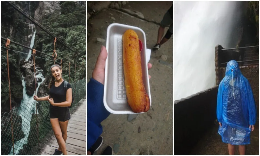 diablo pailon devil's cauldron banos baños ecuador route of the waterfalls ruta de las cascadas biking bike travel guide tips