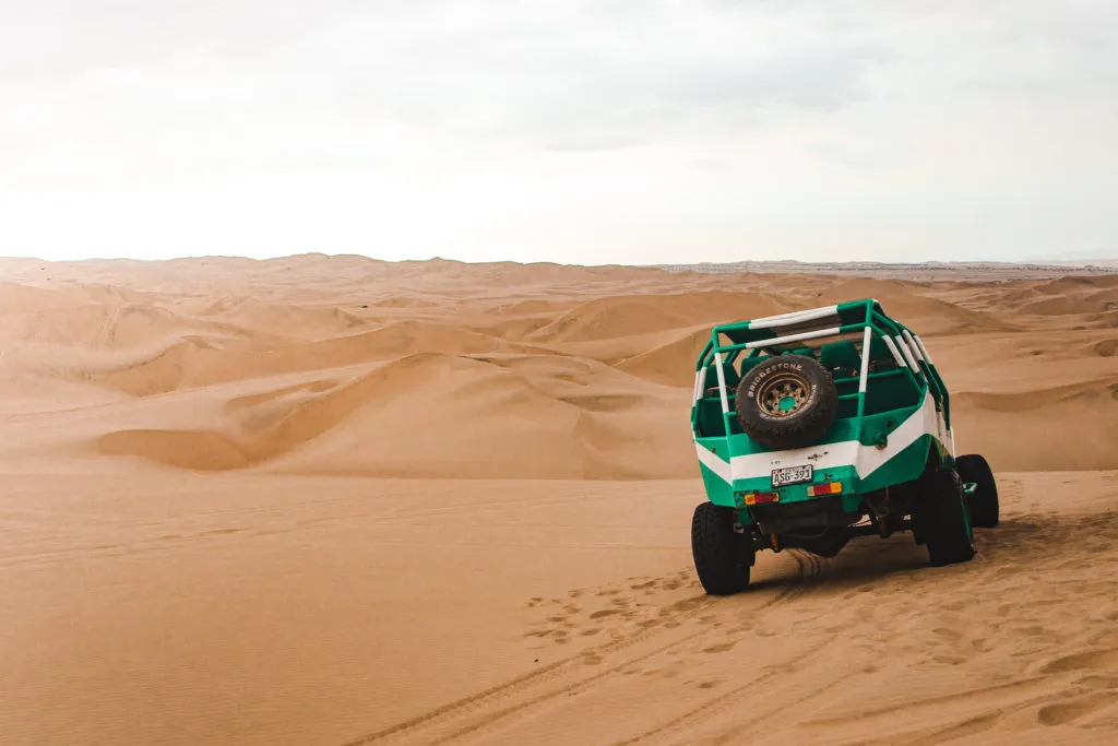 huacachina sand dunes buggy peru