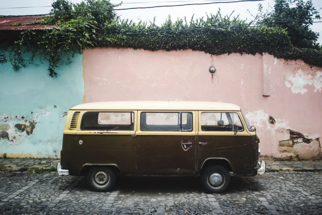 what I pack for travel photography vw camper van antigua | best lens for travel photography