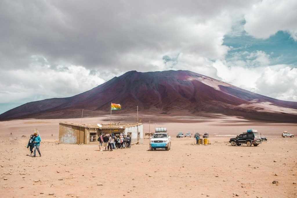 bolivia chile border uyuni salt flats tour passport control travel south america