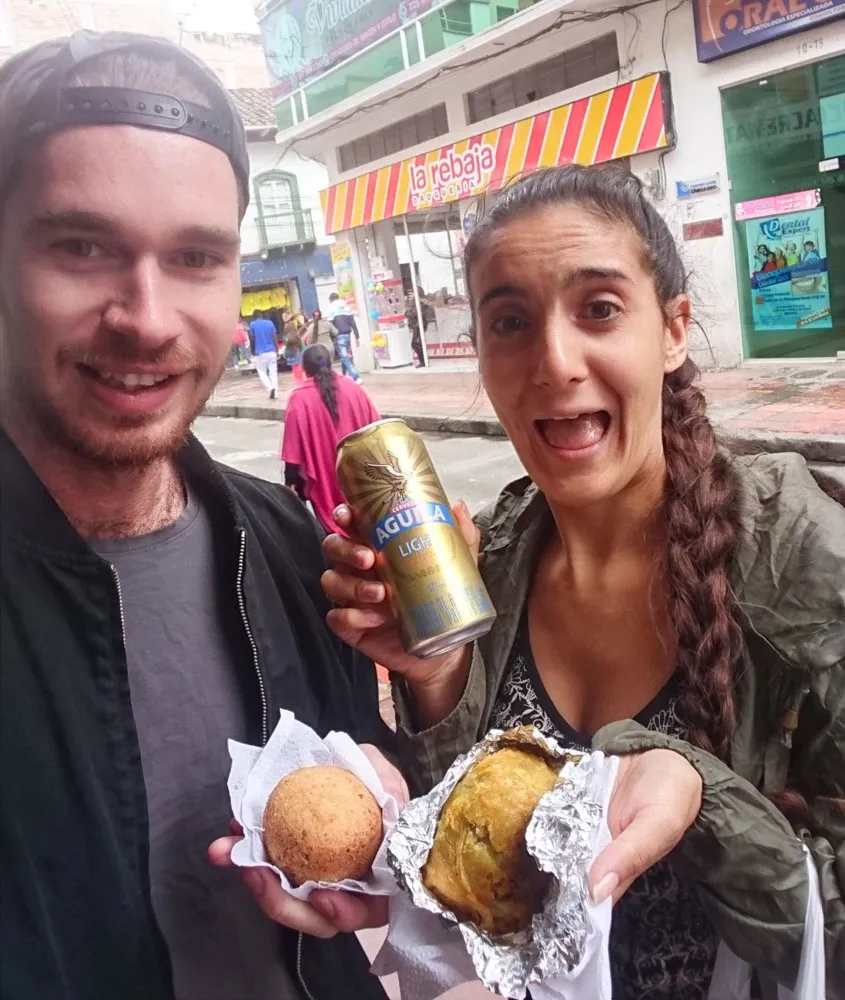 colombia south american street food papas rellenas