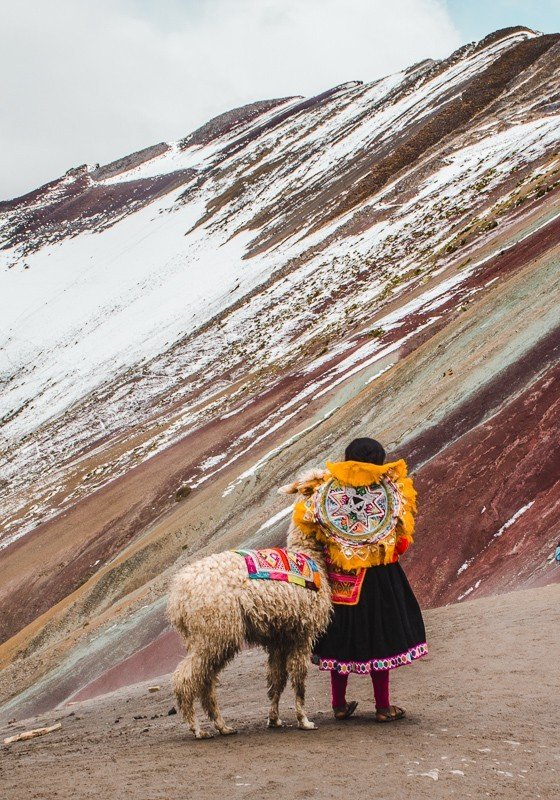 what I pack for travel photography peru rainbow mountain cusco