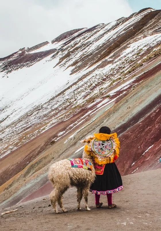 what I pack for travel photography peru rainbow mountain cusco