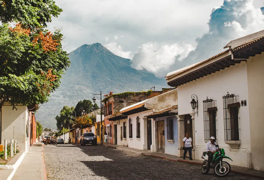 antigua streets: 2 weeks in guatemala itinerary
