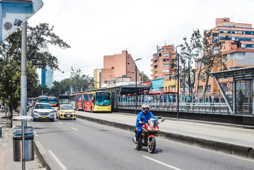 Transmilenio on caracas - Where to stay in bogota neighbourhoods Colombia