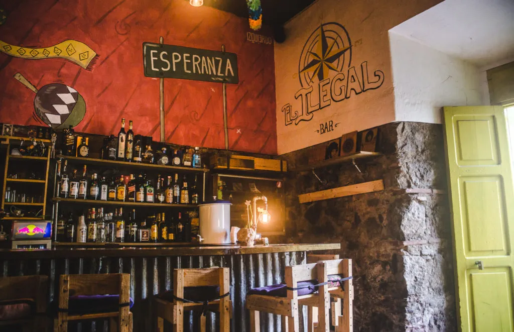 The best bars in Antigua, Guatemala | Nightlife Antigua | El Ilegal bar | Latin America travel guides by Cuppa to Copa Travels