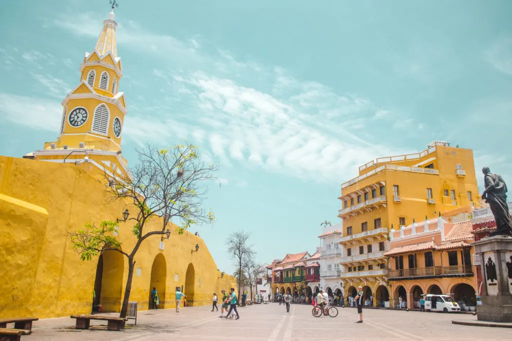 best places to stay in Cartagena Colombia: walled city central hotels hostels