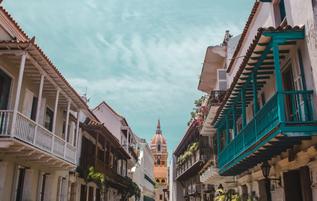 best places to stay in Cartagena Colombia: walled city central hotels hostels