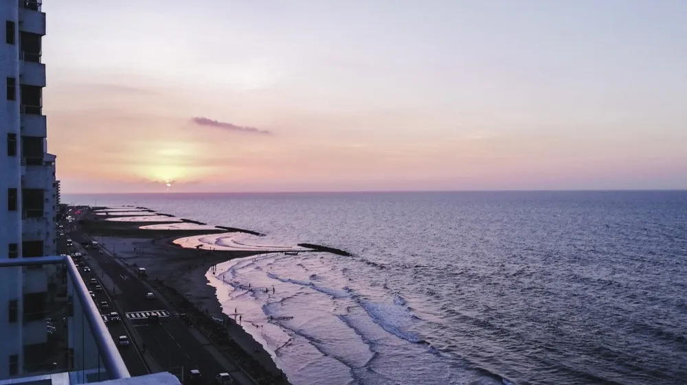 best places to stay in Cartagena Colombia: east of the walled city