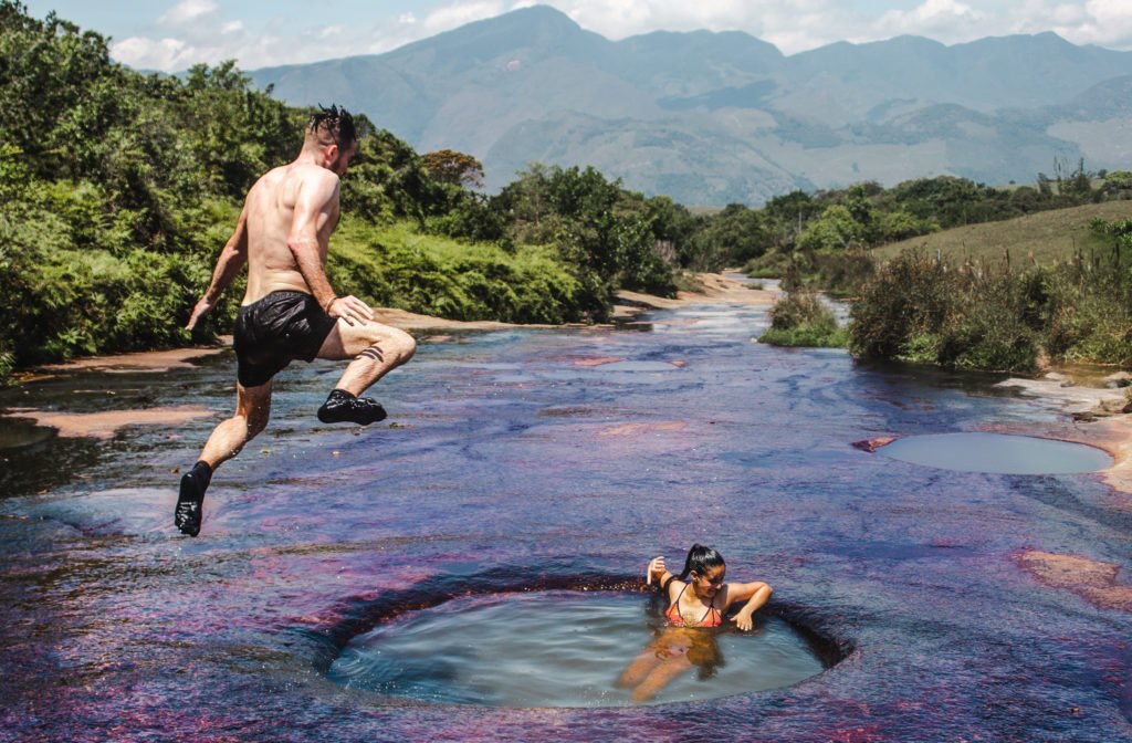 Guadalupe Colombia, Santander | quebrada Las Gachas natural plunge pools | hidden gem Colombia