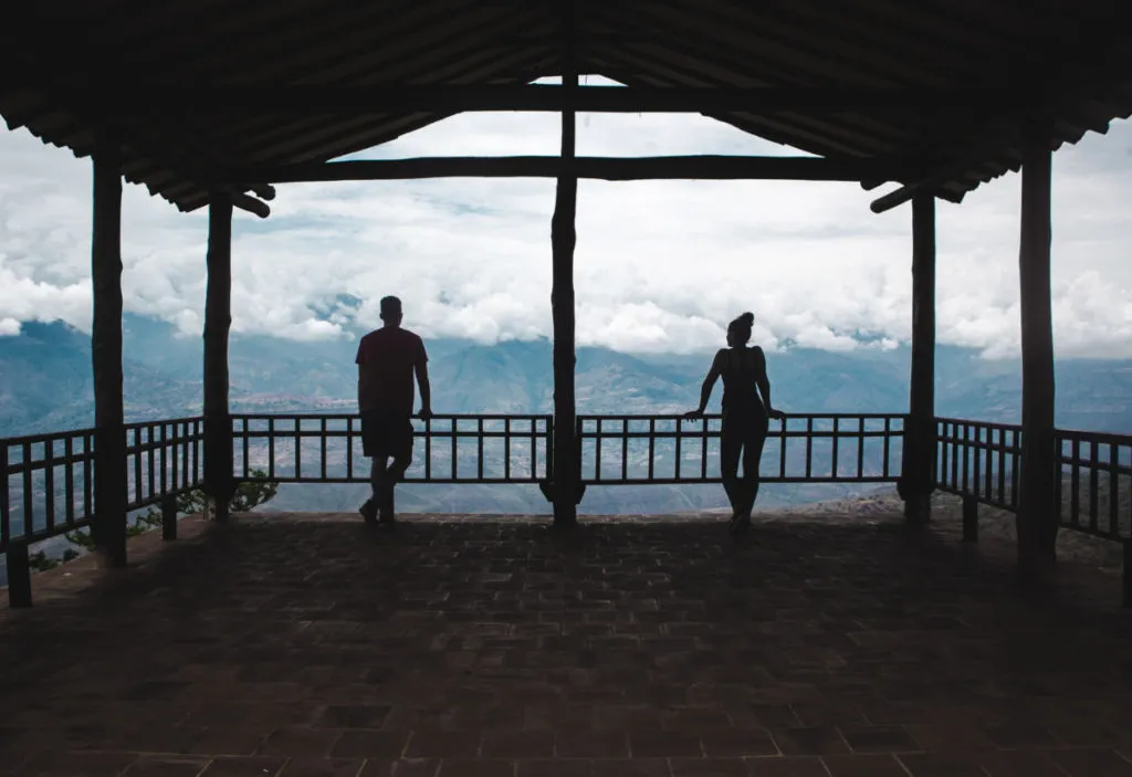 El Mirador Barichara Colombia viewpoint Chicamocha canyon