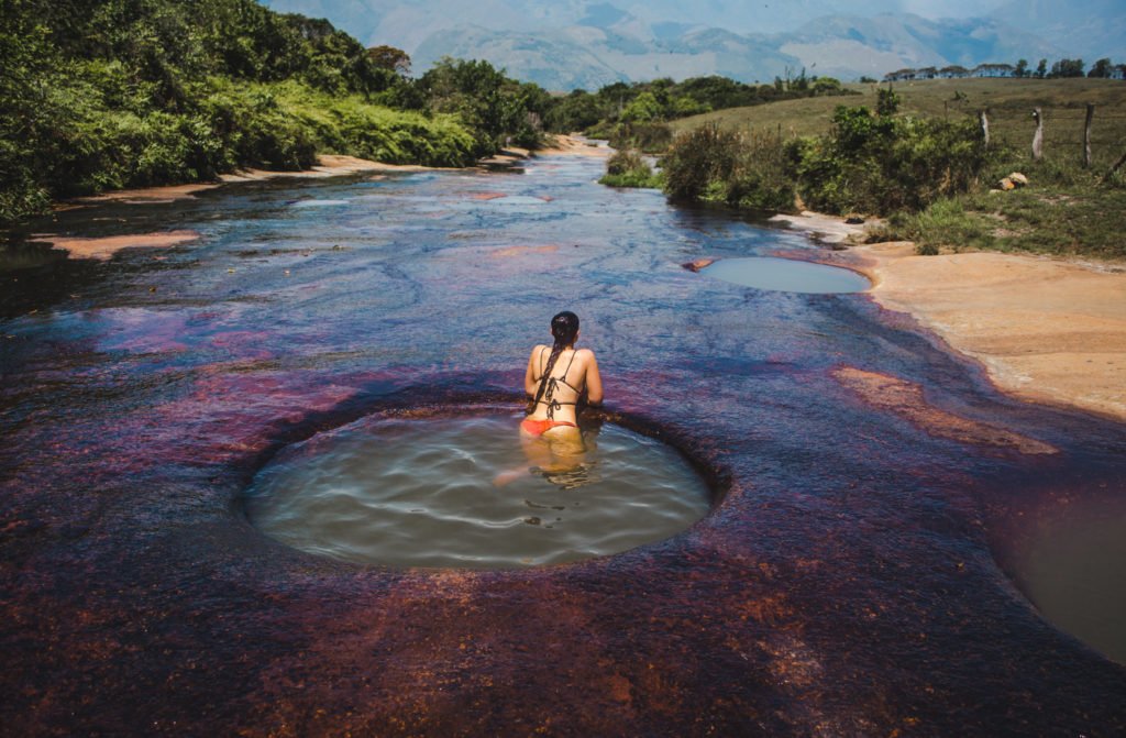 Guadalupe Colombia, Santander | quebrada Las Gachas natural plunge pools | hidden gem Colombia