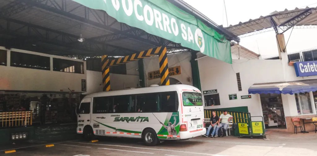Socorro bus terminal | How to get to quebrada Las Gachas at Guadelupe from San Gil or Barichara