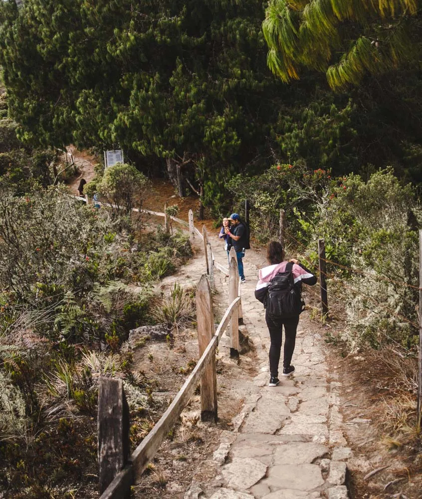 lake guatavita bogota day trip colombia tours trail