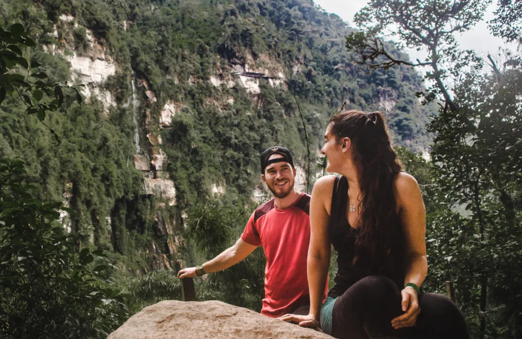 Day trip from Bogotá to cascada La Chorrera tallest waterfall Colombia | Colombia travel guides by Cuppa to Copa Travels