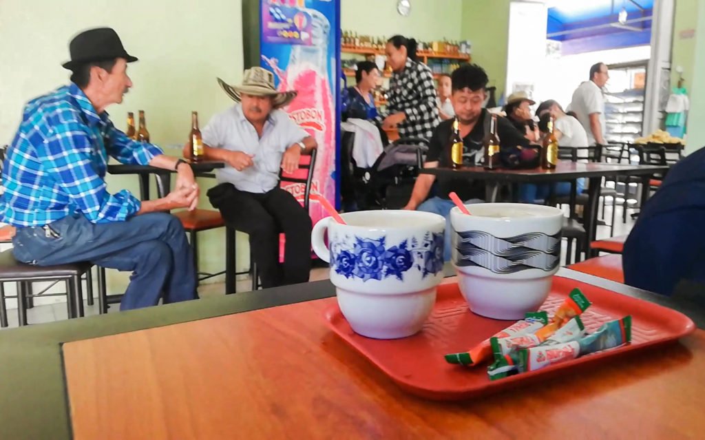 Day trip from Bogotá to cascada La Chorrera and Choachí | Colombia travel - typical cafe