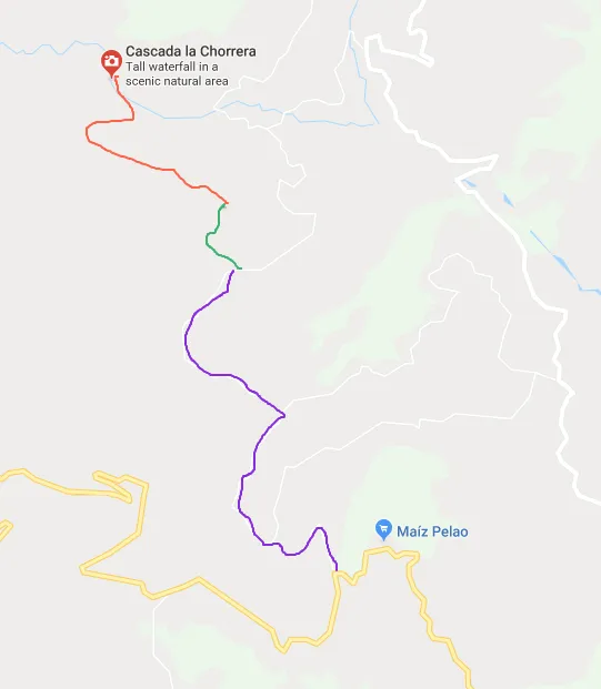 How to get to cascada La Chorrera from Bogotá map | Bogota day trips | Colombia travel 