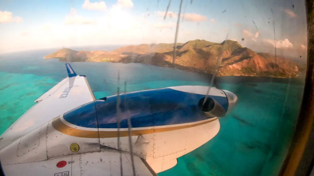 Propeller Plane San Andres to Providencia Searca Satena | Isla de Providencia Providence Island | Colombia travel guide by Cuppa to Copa Travels