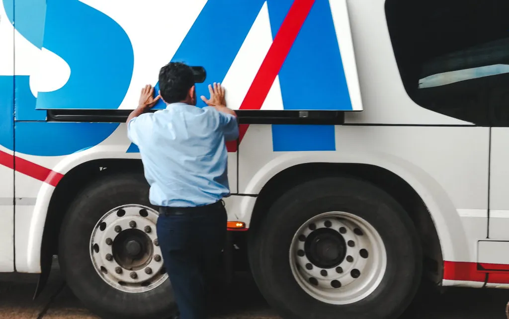 Guide to stay safe and comfortable on night bus in South America | Latin America travel guides by Cuppa to Copa Travels