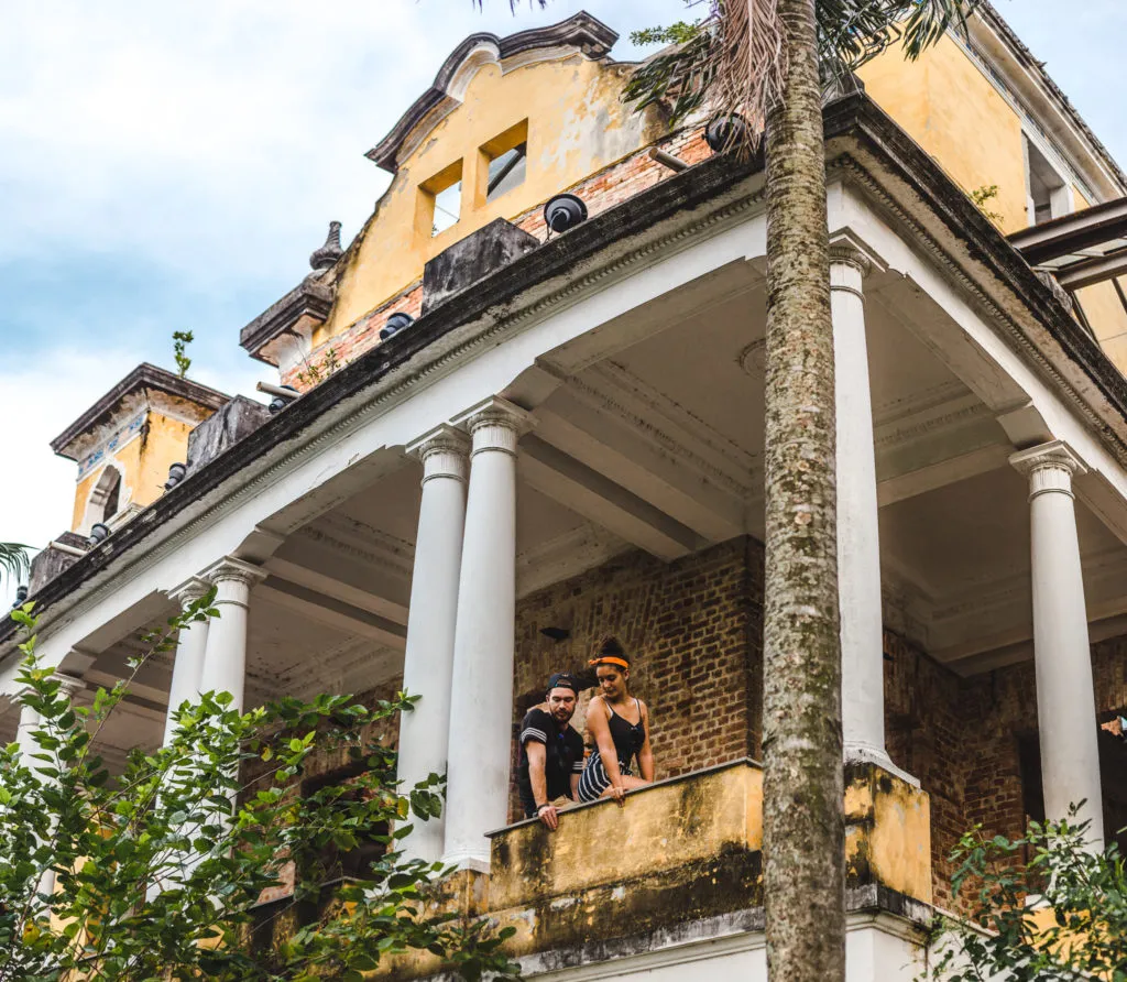 Parque Ruinas Santa Teresa Rio de Janeiro Cuppa to Copa Travels South America Guides travel couple