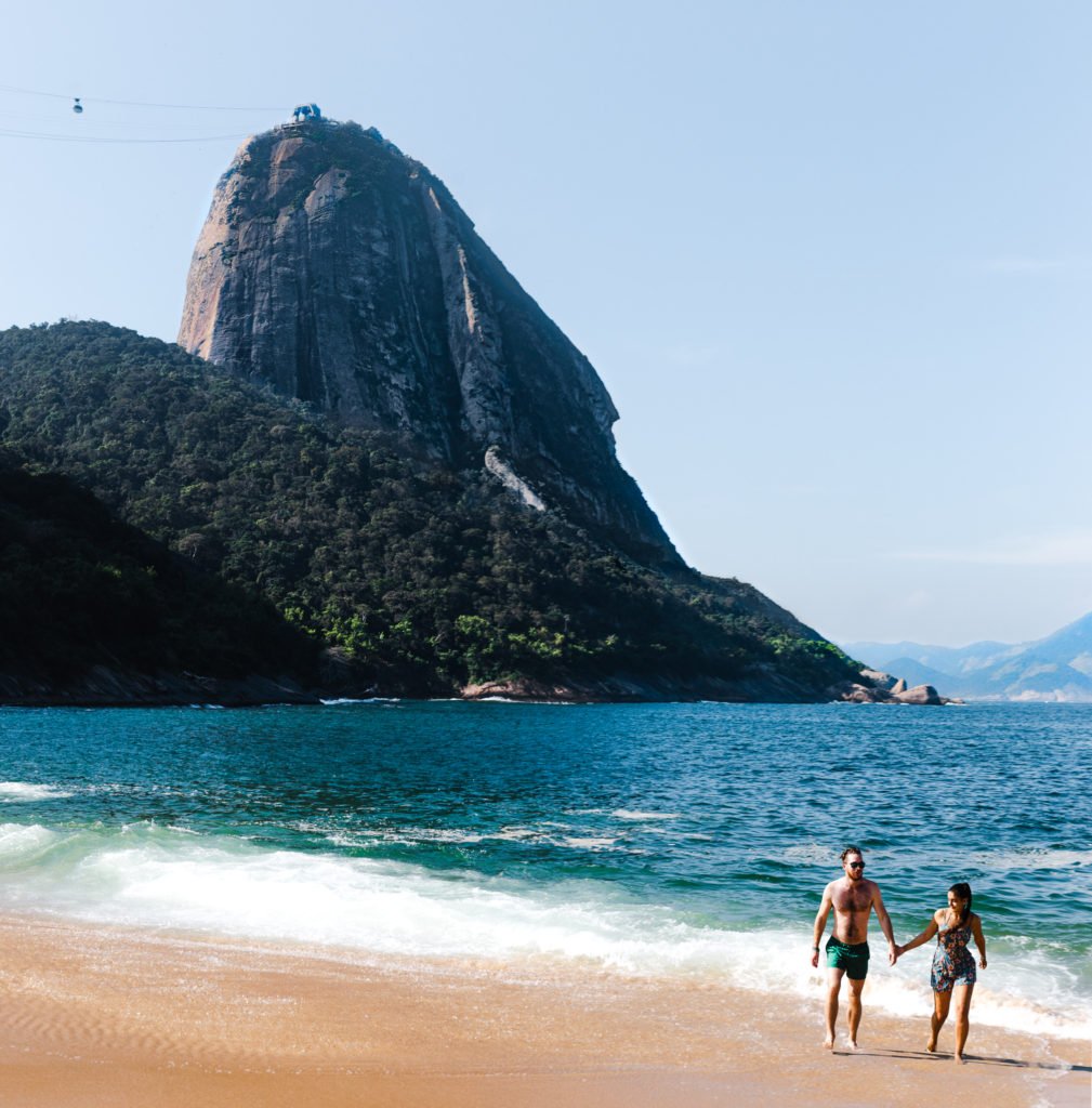 Praia Vermelha red beach Brazil Best time to visit Sugarloaf Mountain Rio de Janeiro Cuppa to Copa Travels South America Guides Rio de Janeiro