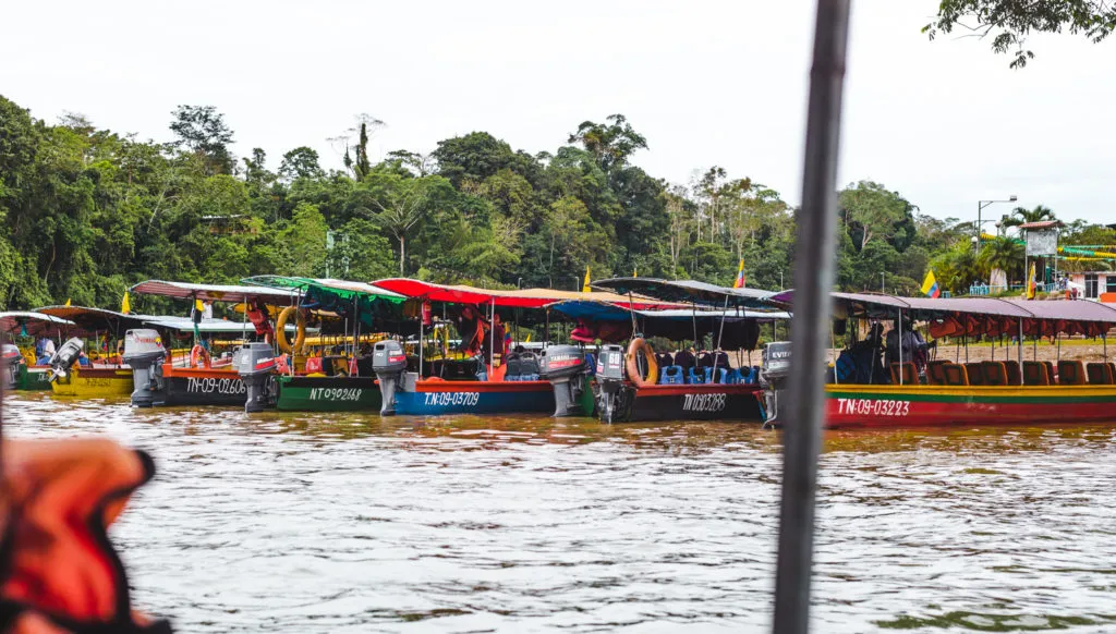 Chalupa boat tour Rio Napo Ecuador Amazon rainforest