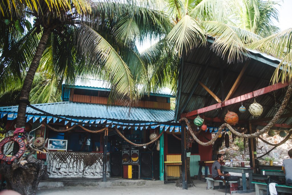 Roland's reggae bar Manzanillo Beach Isla de Providencia | Colombia travel guides by Cuppa to Copa Travels