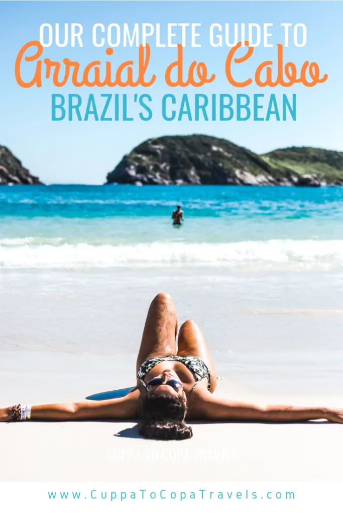 Praia Farol Arraial do Cabo beaches Brazil | Cuppa to Copa Travels South America Guides travel couple