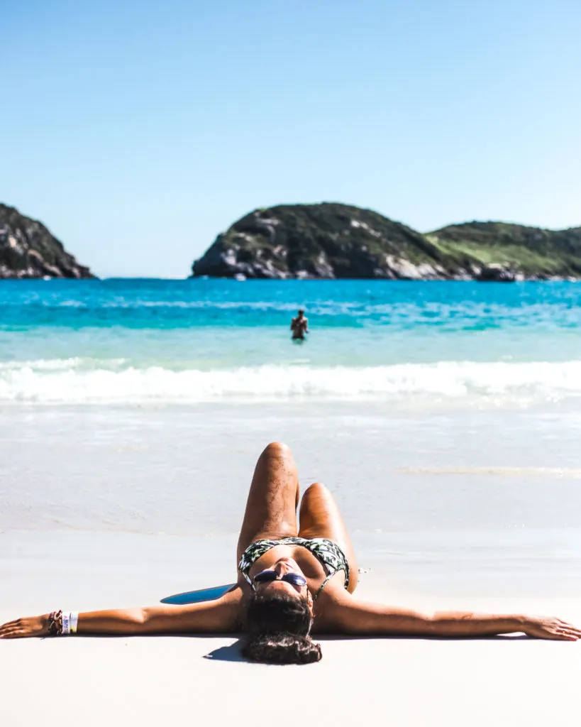 Praia Farol Arraial do Cabo beaches Brazil | Cuppa to Copa Travels South America Guides travel couple