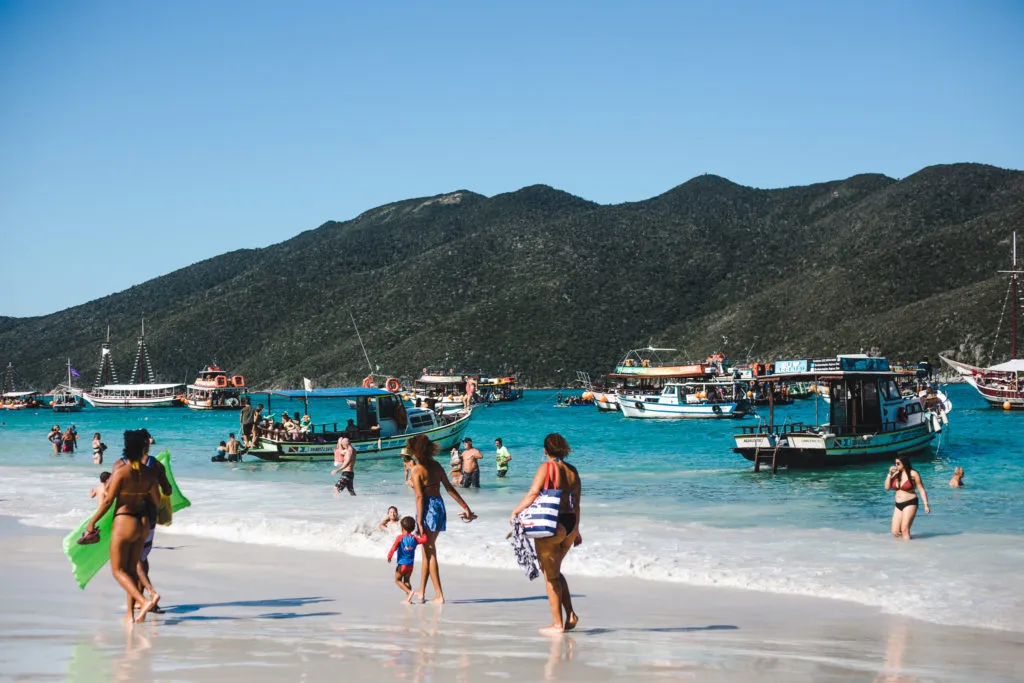 Prainhas do Atalaia Arraial do Cabo beaches Brazil | Cuppa to Copa Travels South America Guides passeio barco