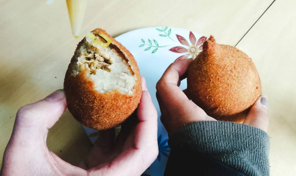 South American coxinhas chicken