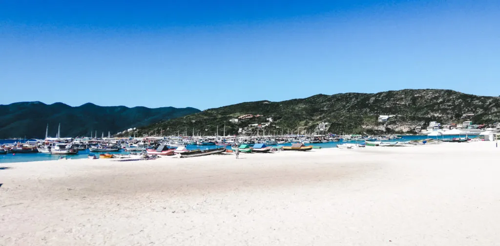 Port dos anjos for passeio barco Arraial do Cabo beaches brazil