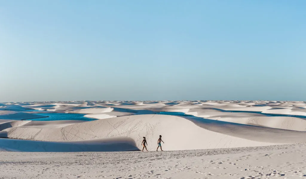 jeep tour in Lencois Maranhenses Maranhao Brazil beach sand dunes