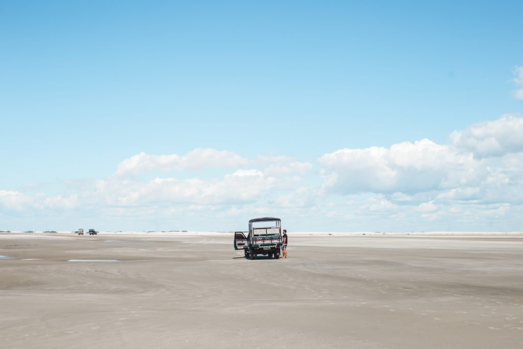 4x4 jeep tour in Lencois Maranhenses Maranhao Brazil beach sand dunes