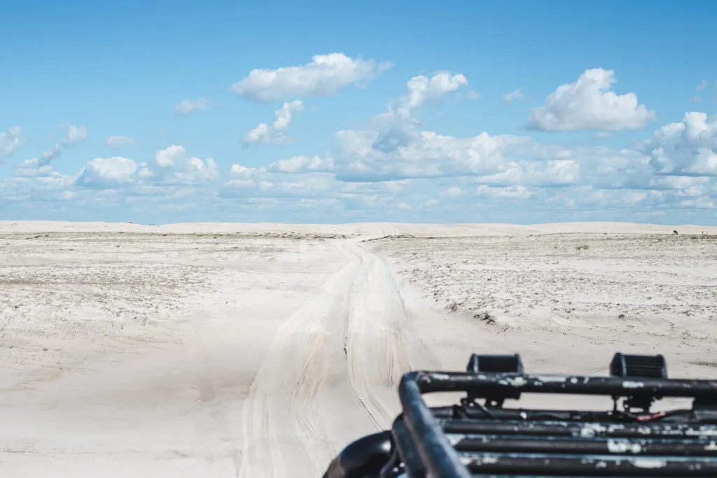 Atins accomodation jeep tour in Lencois Maranhenses Maranhao Brazil beach sand dunes sao luis