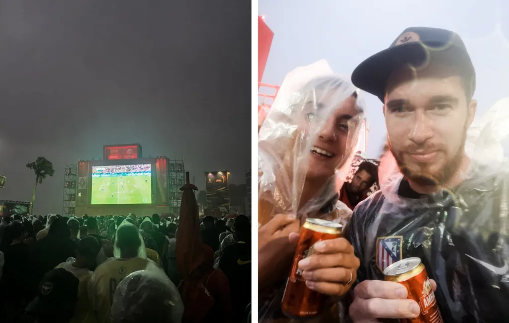 Brasil Copa America 2019 Brazil vs Peru final football soccer Salvador Barra big screen celebrations final