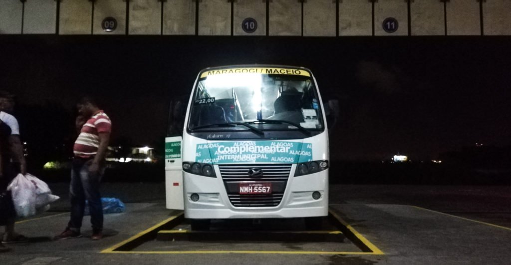 Van bus Maceio to Maragogi Brazil