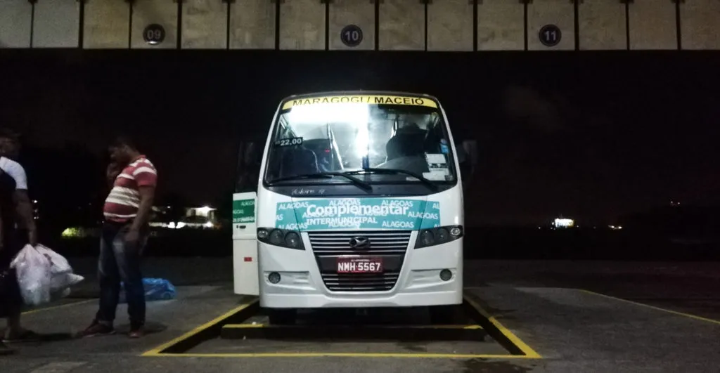 Van bus Maceio to Maragogi Brazil