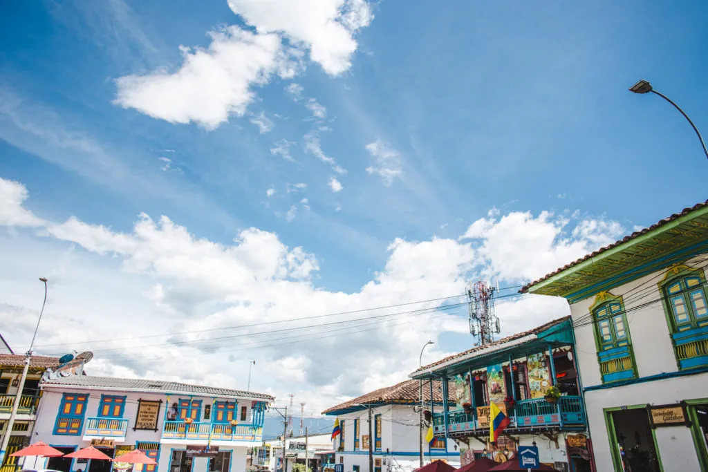 Main plaza hotel balcony filandia quindio views viewpoint mirador