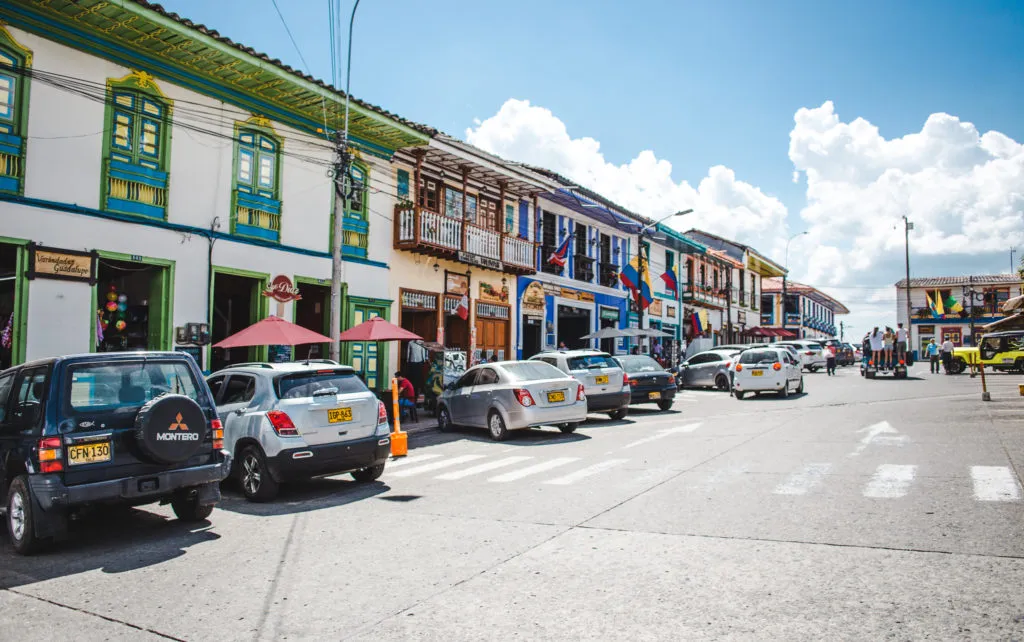 Parking in Filandia Colombia: driving Salento or Filandia, Quindio do you need a car hire