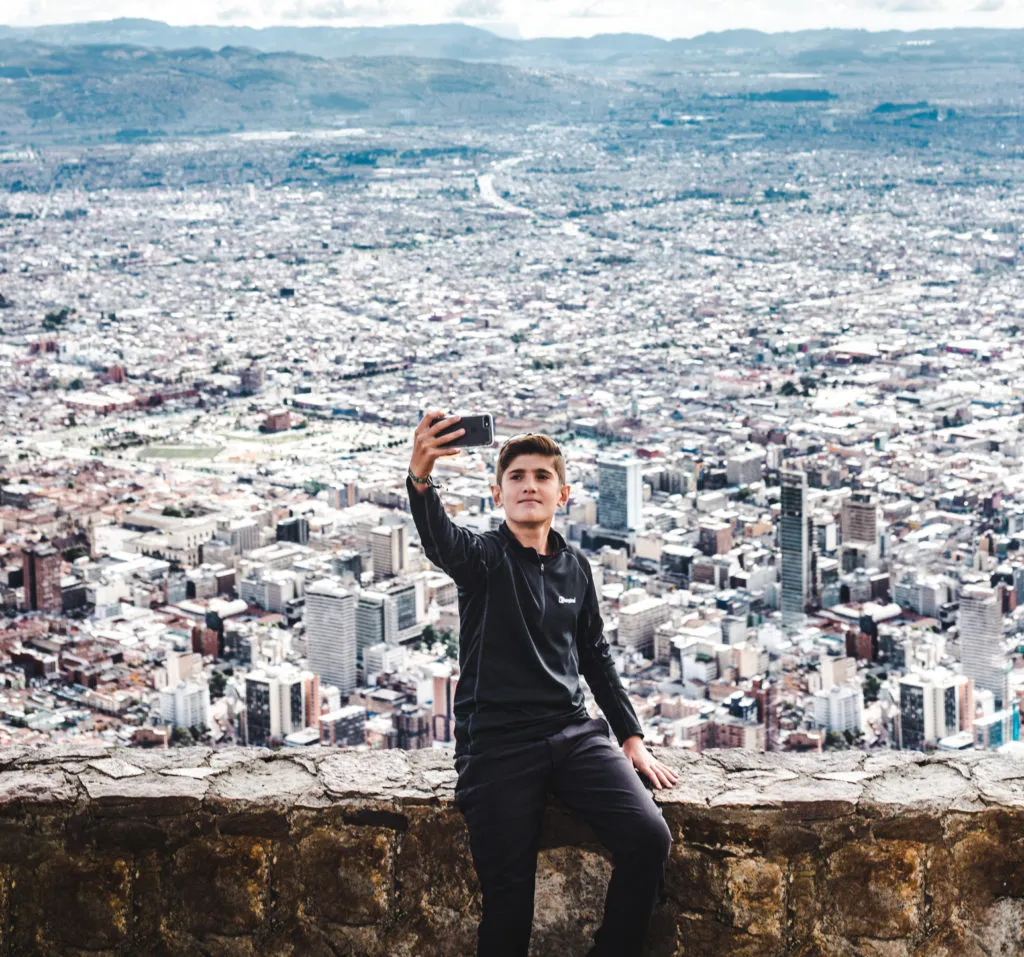 Travel Colombia with a teen trip bogota monserrate